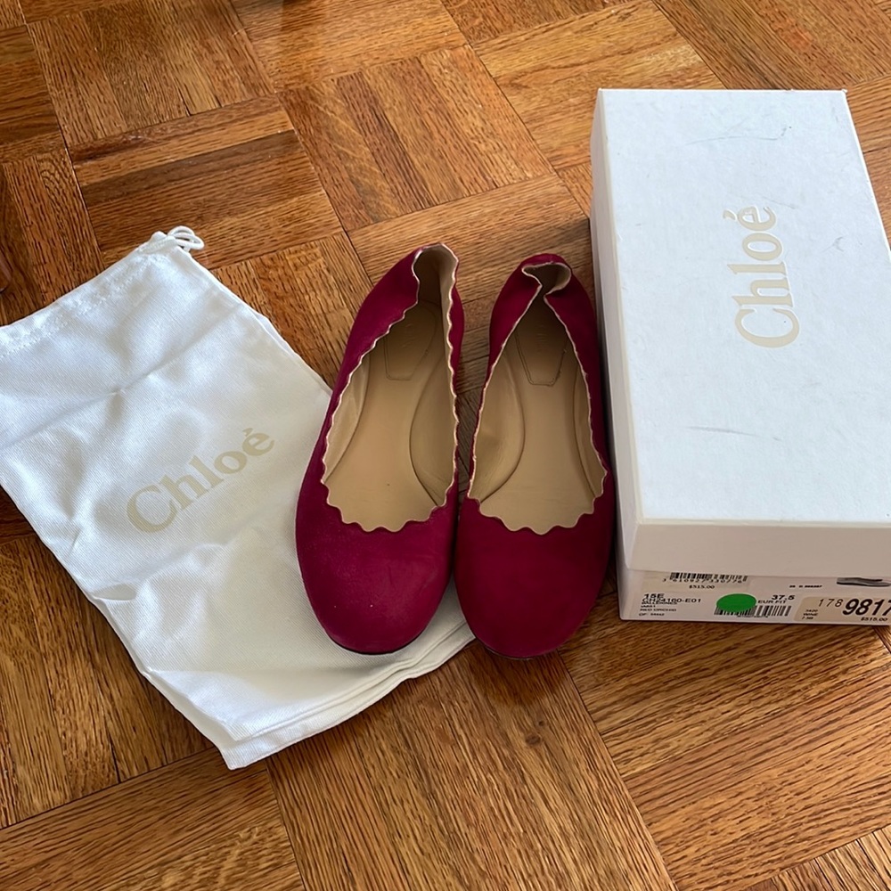 Chloe Lauren Ballet Flat, Size 7.5